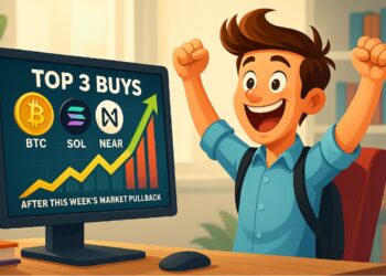 Bitcoin, Solana and NEAR Lead Top 3 Buys After This Week’s Market Pullback