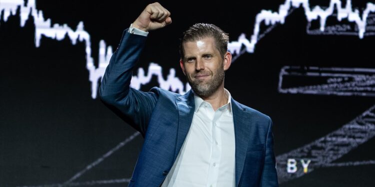 American Bitcoin Deal Boosts Eric Trump’s Net Worth