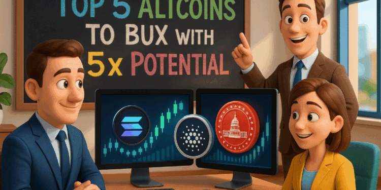 Solana, Cardano and MAGACOIN FINANCE Named Among Top Altcoins With 50x Growth Potential