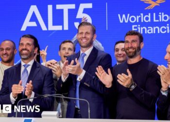 Trump and sons’ stake in crypto firm worth $5bn