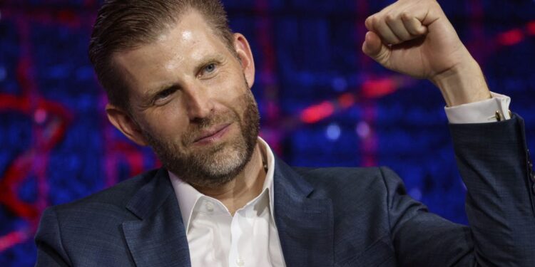 Eric Trump coming out with a new memoir, president shares congrats