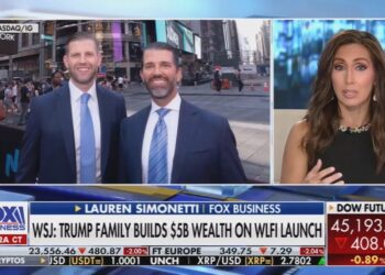 Fox Business reports on Trump’s “conflict of interest” with family’s $5 billion cryptocurrency stake