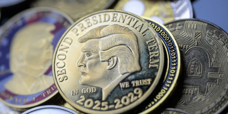 Bizarre Trump Bitcoin Statue Appears in Washington, D.C.