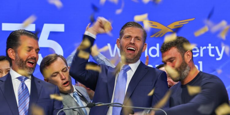 Eric Trump booted from cryptocurrency board after company talks with stock regulators