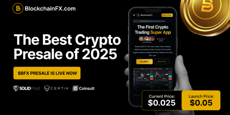 6 Best Crypto to Invest in 2025, BlockchainFX Smashes Past $8 Million in Presale