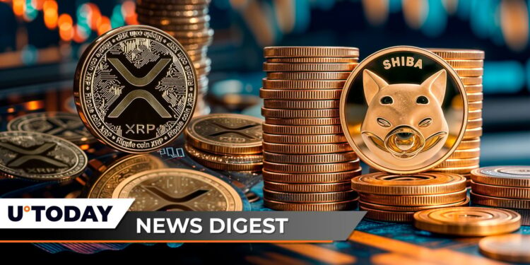 XRP vs Bitcoin: Fight or Flight, Dogecoin Volume Jumps 62% as DOGE Price Eyes Rally, Shiba Inu to Add Zero If History Repeats — Crypto News Digest