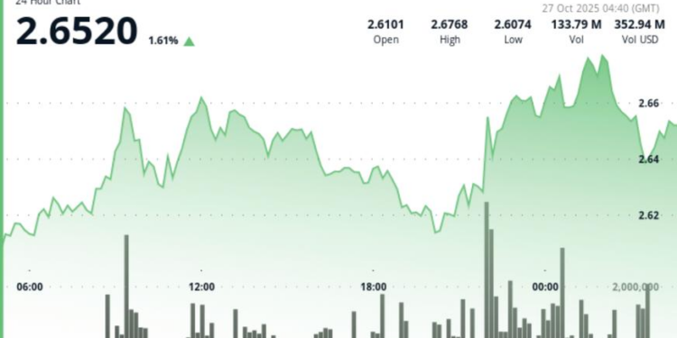 Ripple Clean Technical Break Repositions Bulls for $2.80 Push