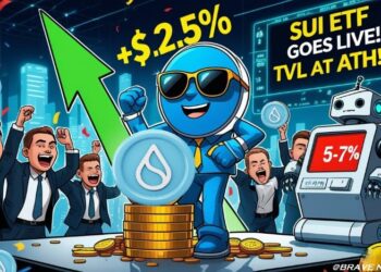 Sui (SUI) Price Prediction: Sui ETF Filing with Staking Model Triggers 2.5% Surge as DeFi TVL Hits All-Time High and Bullish Reversal Looms