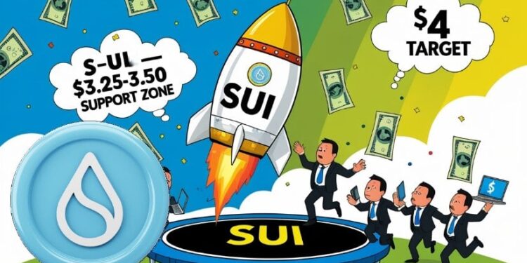 Sui (SUI) Price Prediction: Can Sui Sustain the $3.25–$3.50 Support Zone to Advance Toward $4?