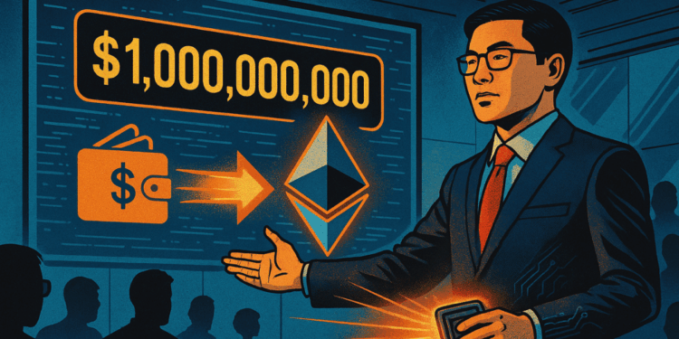 Huobi Founder Launches $1 Billion Ethereum Trust