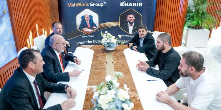 MultiBank Group and Khabib Nurmagomedov Launch an Exclusive Worldwide Multi-Billion-Dollar Joint Venture to Build the World’s First Regulated Tokenized Sports Ecosystem.