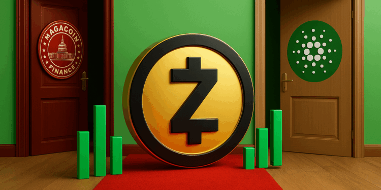 Zcash Continues Bullish Surge, While MAGACOIN FINANCE and Cardano Investors Get Ready for the Breakout