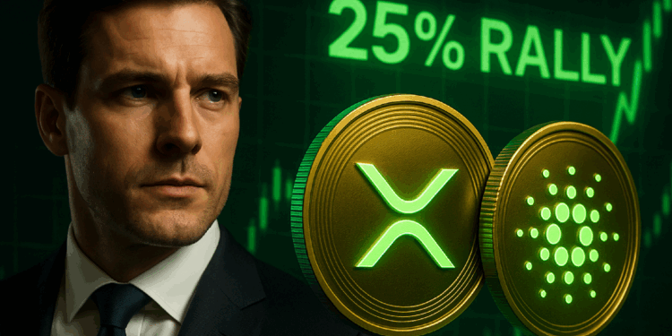 XRP and Cardano Gain Momentum — Analysts Forecast 25% Rally Into Weekend Rebound