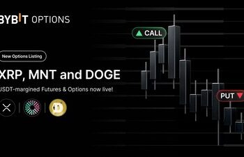 Bybit Expands Derivatives Suite with XRP, MNT, and DOGE Options Contracts