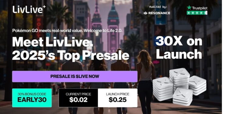 Best Crypto Presale of 2025: How LivLive ($LIVE) Could Be the Redemption for Investors Who Missed Cardano