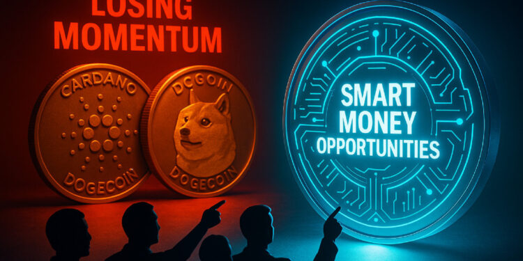 Cardano and Dogecoin Slow as Investors Seek New Opportunities
