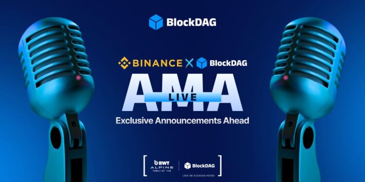 The Countdown Begins: BlockDAG at $0.0015 Ahead of Binance AMA While Cosmos, Chainlink, and Polkadot Rally
