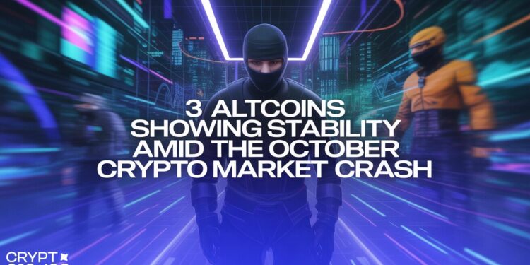3 Altcoins Showing Stability Amid the October Crypto Market Crash