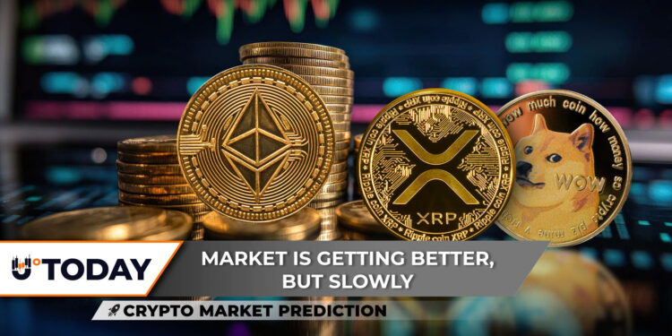 Crypto Market Prediction: Ethereum (ETH) Lost the Price Battle, XRP Time-Traveled to 2024, Is Dogecoin (DOGE) Aiming at $0.20 Recovery?