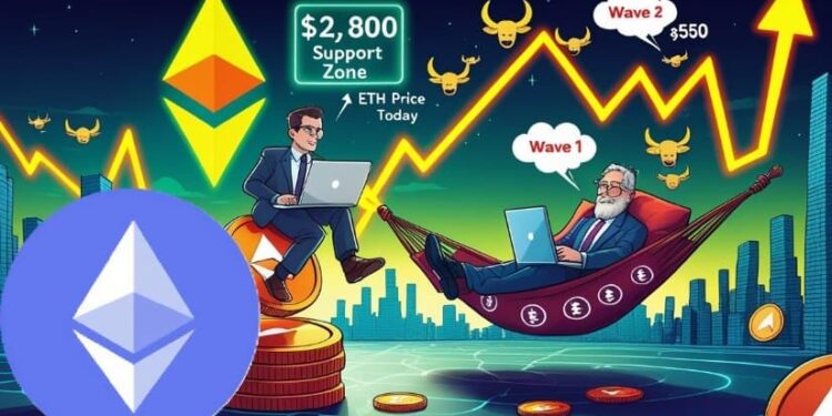 Ethereum Price Prediction: ETH Price Eyes $2,800 Rebound and Potential Rally Toward $3,550 Following Elliott Wave Pattern