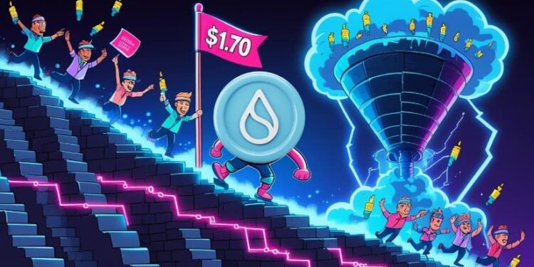 Sui (SUI) Price Prediction: Can Sui Rally Toward $1.70 as Liquidity Clusters Continue to Tighten?