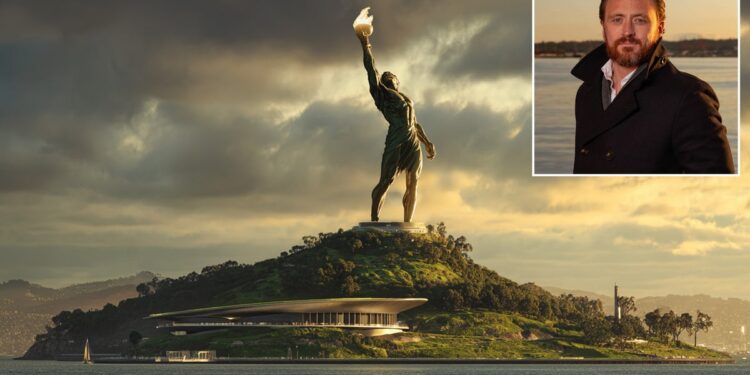 ‘MAGA-ing Alcatraz’: Crypto exec pitches Trump on Greek-god monument taller than Statue of Liberty for ex-prison island