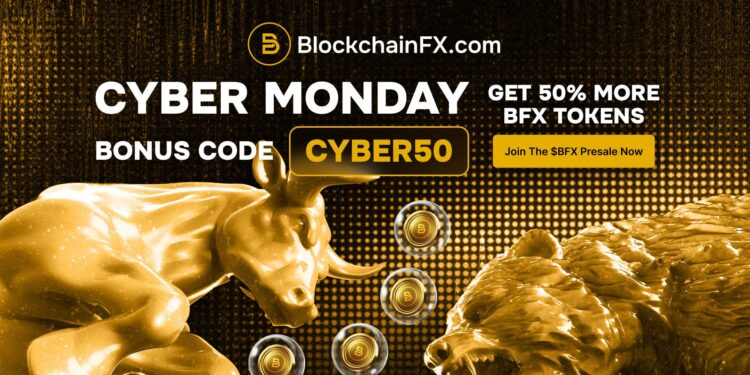 Solana Whales Turn to BlockchainFX in 50% Cyber Monday Frenzy
