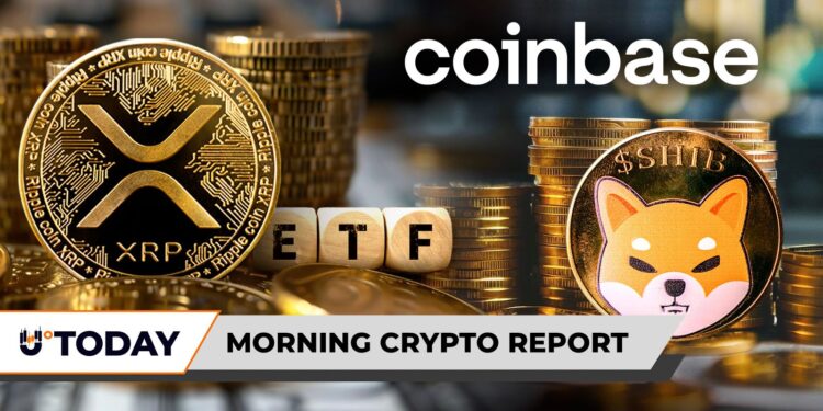 Morning Crypto Report: XRP and $1.69 Trillion Franklin Templeton, Coinbase Reveals Key Data for SHIB Holders, Bitcoin Prints 7,149% Liquidation Imbalance