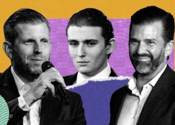 Don Jr., Eric and Barron Trump