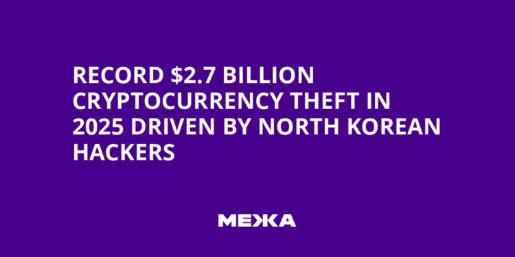 Record $2.7 Billion Cryptocurrency Theft in 2025 Driven by North Korean Hackers | Ukraine news