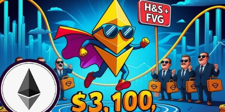 Ethereum Price Prediction: ETH Stabilizes Above $3,100 as H&S Pattern and FVG Zone Shape Market Outlook