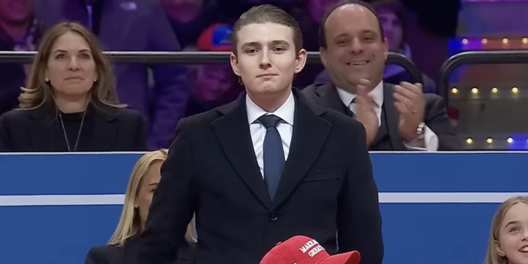 Trump Claims ‘High Aptitude’ Son Barron Has Outgrown ‘Child-Dom’ At NYU