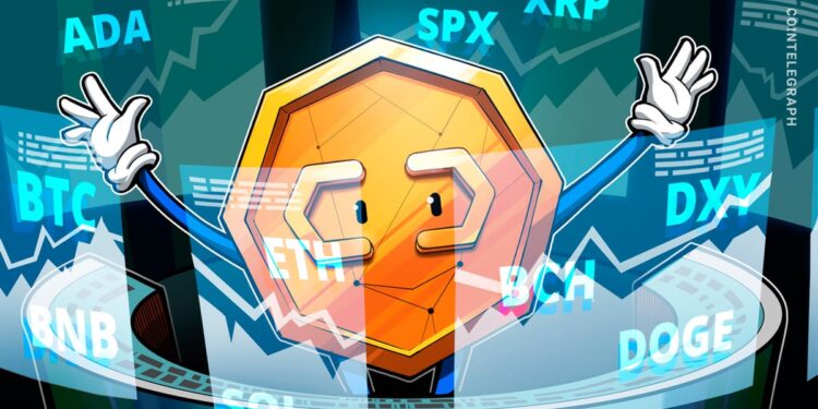 Price predictions 1/5: SPX, DXY, BTC, ETH, XRP, BNB, SOL, DOGE, ADA, BCH