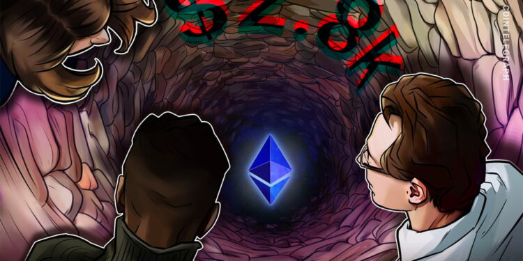 Ethereum Risks Another Crash to $2,100: Here’s Why