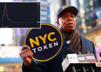 Investors call crypto coin backed by ex-NYC Mayor Eric Adams a scam after currency rapidly drops in value