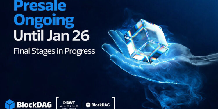 BlockDAG Nears January 26 Presale Close as Funding Tops $441M While Polkadot & Dogecoin Face Pressure