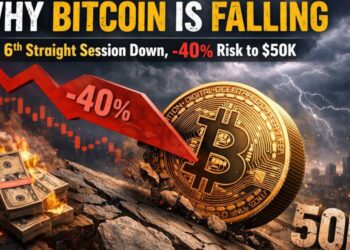 Why Bitcoin Is Falling? Losses Extend to 6th Day and BTC Price Prediction Signals 40% Slump to $50K