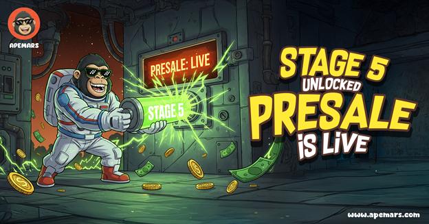 Missed XRP & Solana? APEMARS Stage 5