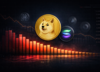 Dogecoin, Solana End 2025 With Half The Weekly Vol. Of 2024