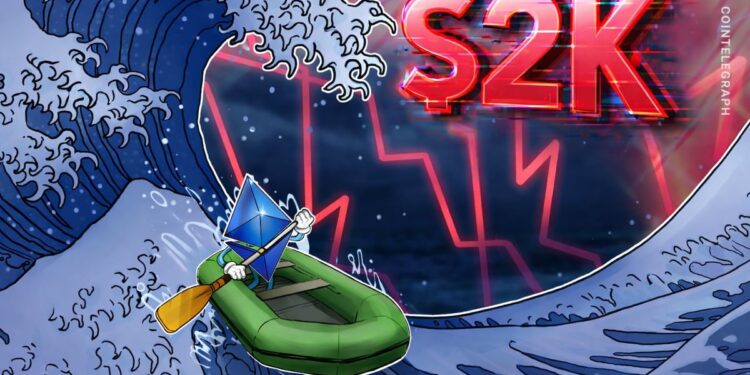 ETH Falls Under $2K, But Whales Accumulate as Retail Traders Capitulate