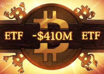 Bitcoin ETFs Post $410M Outflows As Early-Week Momentum Fades