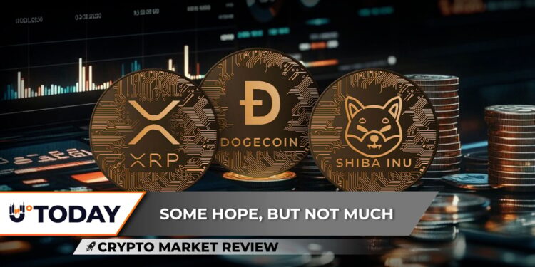 Crypto Market Review: XRP Consolidates Amid Low Volatility, DOGE Struggles at $0.10, Is Shiba Inu (SHIB) Testing Key Support?