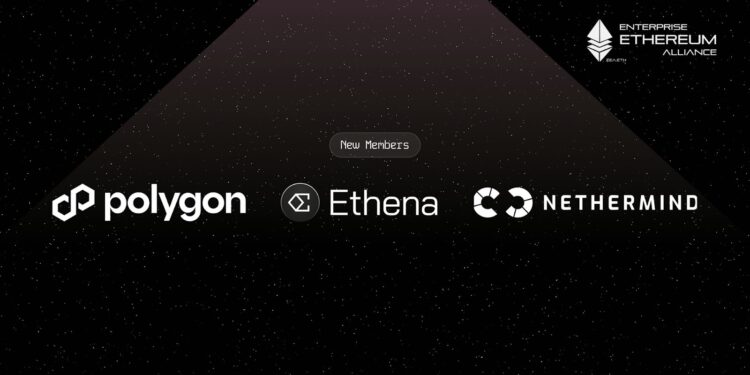 Polygon, Ethena, and Nethermind Join the Enterprise Ethereum Alliance as Institutional Ethereum Takes Shape