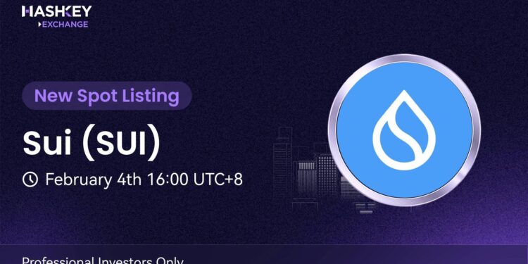 SUI Lists on HashKey, Hong Kong’s Largest Licensed Digital Asset Exchange