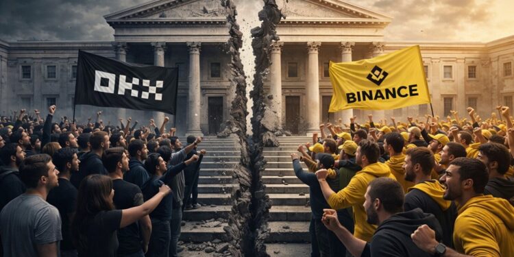 House Of Crypto Divided As OKX And Binance Clash Over 10/10