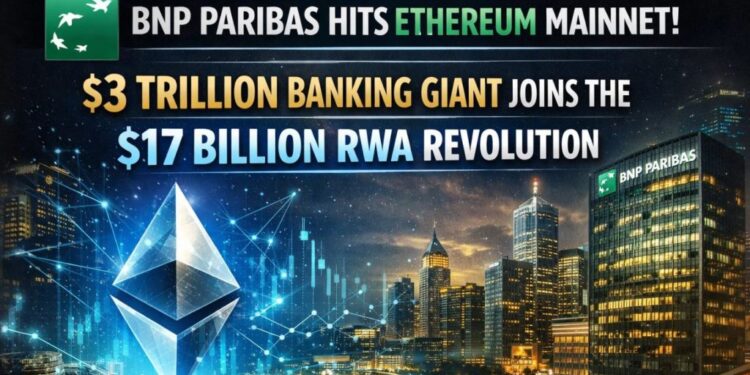BNP Paribas Hits Ethereum Mainnet: $3 Trillion Banking Giant Joins the $17 Billion RWA Revolution