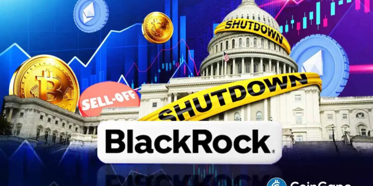 BlackRock Signals $257M Bitcoin and Ethereum Sell-Off Ahead of Partial U.S. Government Shutdown