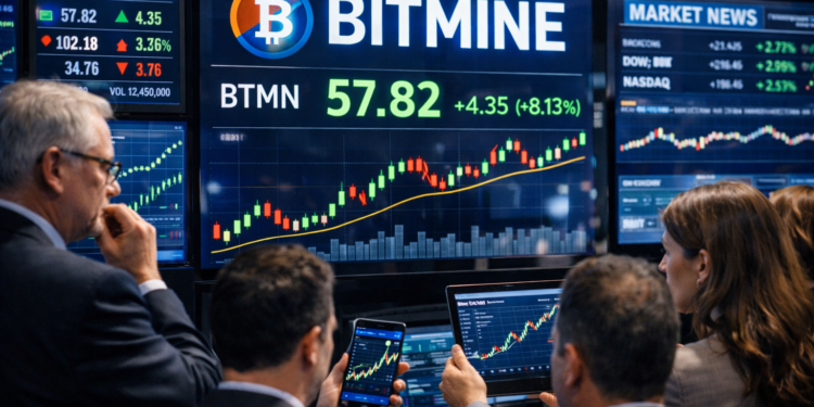 BitMine Stock Price Forms Bullish Pattern Pointing to BMNR Rebound