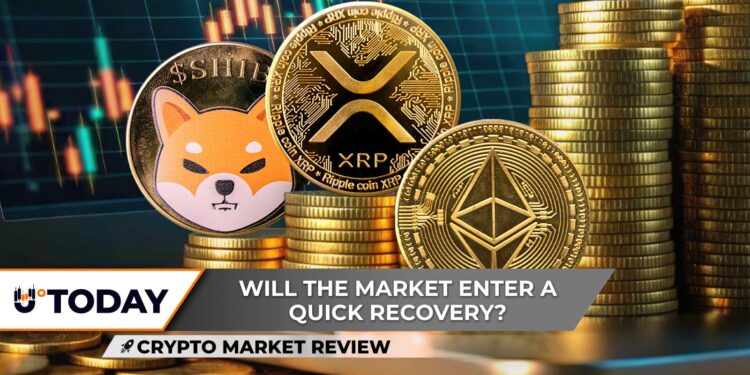 Crypto Market Review: XRP’s $991 Million Bounce, Ethereum (ETH) Back in Green Zone, Shiba Inu (SHIB) Only Looking Up