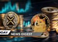 Saylor’s Strategy Buys More Bitcoin; 470 Million XRP Sent to Binance; Dogecoin ETFs Face Zero Inflows — U.Today Crypto Digest